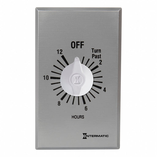 Spring-Wound Timer Silver 277V AC