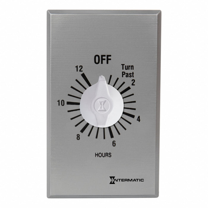Spring-Wound Timer Silver 277V AC