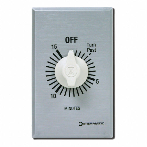 Spring-Wound Timer Silver 277V AC