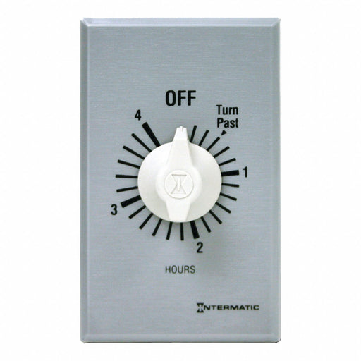 Spring-Wound Timer Silver 277V AC