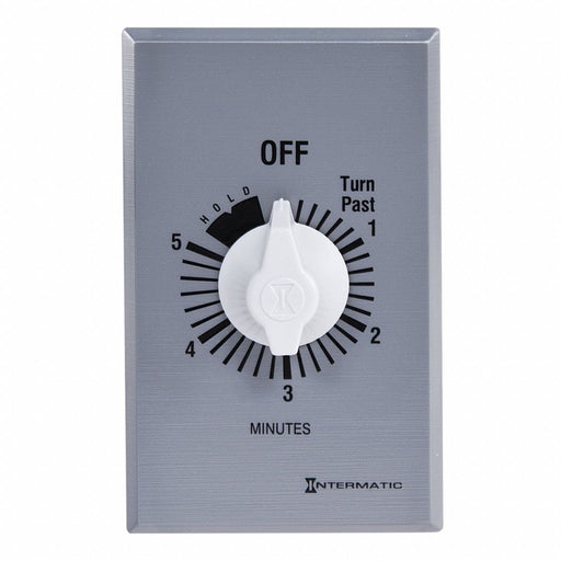 Spring-Wound Timer Silver 277V AC