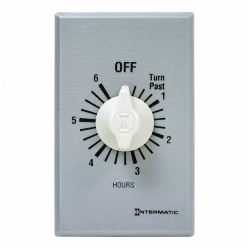 Spring-Wound Timer Silver 277V AC