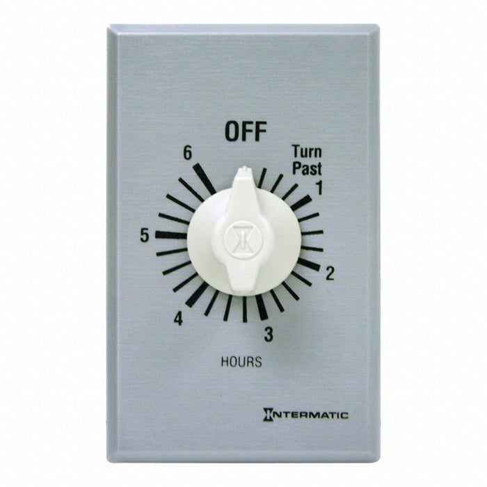 Spring-Wound Timer Silver 277V AC