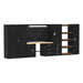 Modlr Cabnt/Shelving Set 78 H 210 W 24 D