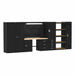 Modlr Cabnt/Shelving Set 78 H 168 W 24 D
