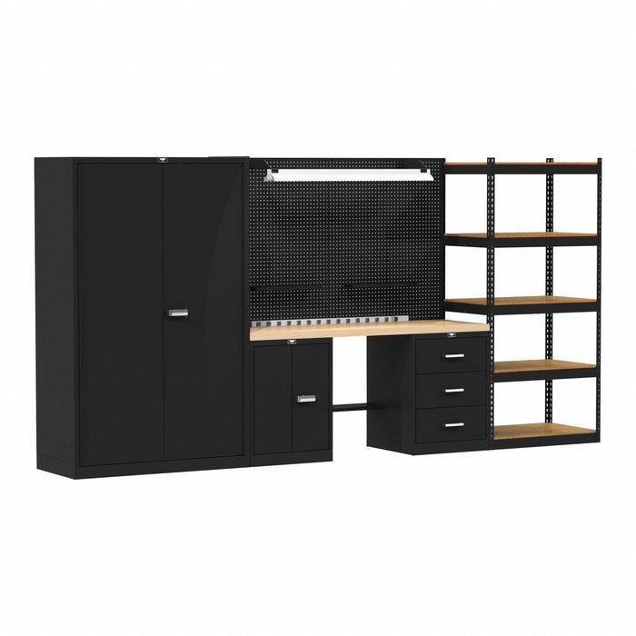 Modlr Cabnt/Shelving Set 78 H 168 W 24 D
