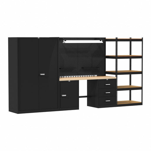 Modlr Cabnt/Shelving Set 78 H 132 W 24 D
