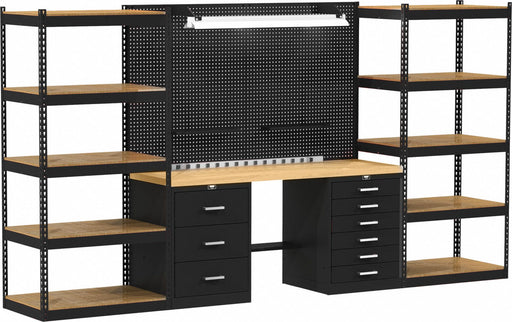 Modular Shelving Set 78 H 132 W 24 D