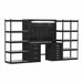 Modular Shelving Set 78 H 132 W 24 D