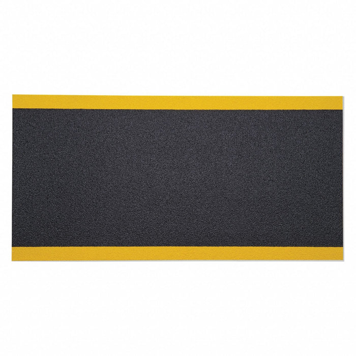 Traction Mat Rectangle Black 4 ft L