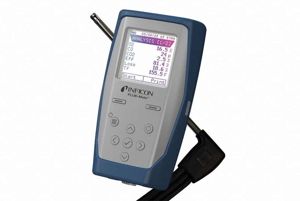 Combustion Analyzer 23to113F 25% v/vO2