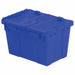 H5663 AttachedLidTote 11.75inL 9.75inW Blue
