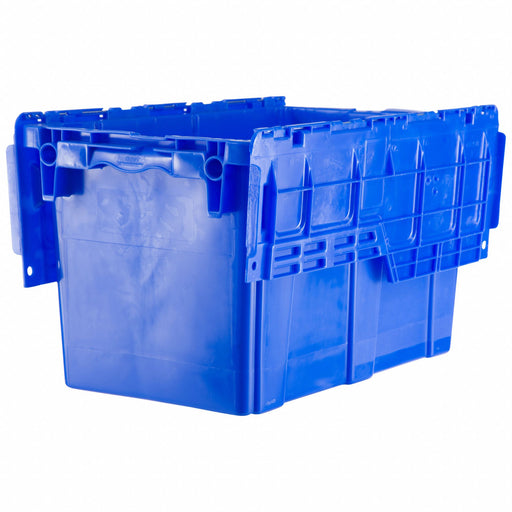 E3358 AttachedLidTote 22.25inL 13inW Blue