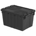 AttachedLidTote 21.75inL 15.25inW Black