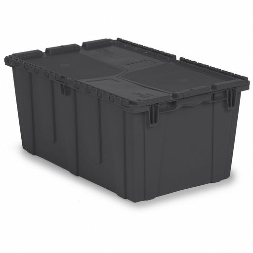 AttachedLidTote 26.875inL 17inW Black