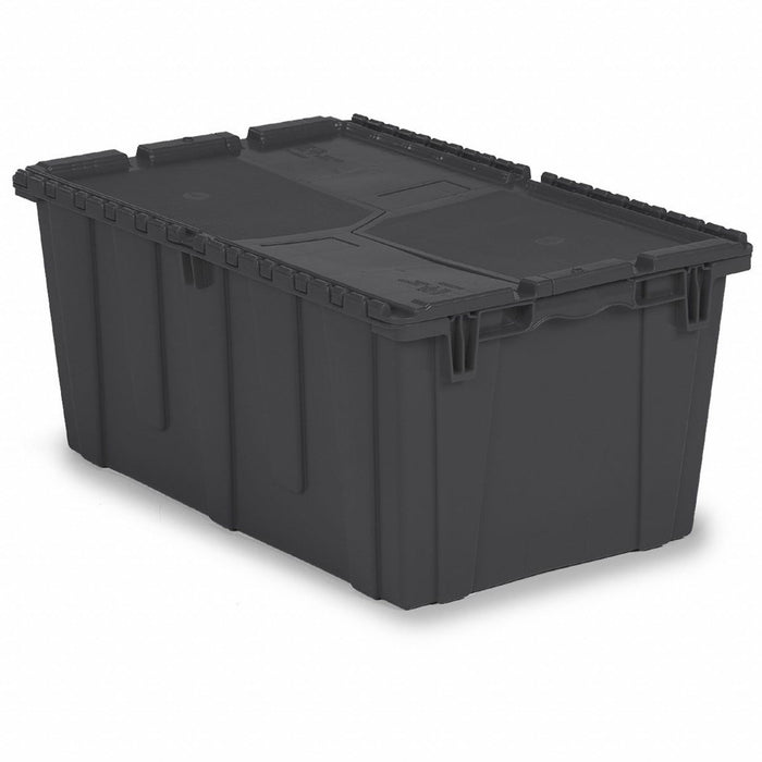 AttachedLidTote 26.875inL 17inW Black