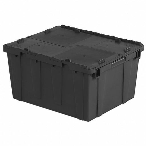 AttachedLidTote 23.875inL 19.625inW Blk