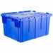 E3402 AttachedLidTote 27.9inL 20.9inW Blue