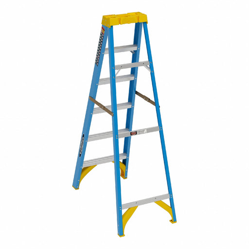 Stepladder Fiberglass 6 ft H 250 lb Cap