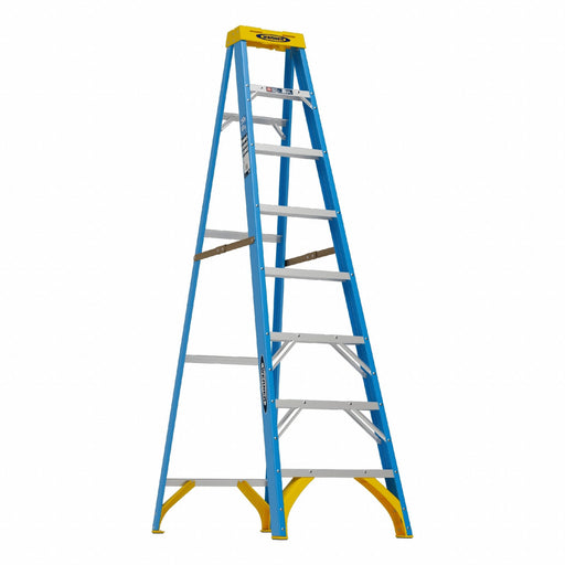 Stepladder Fiberglass 8 ft H 250 lb Cap