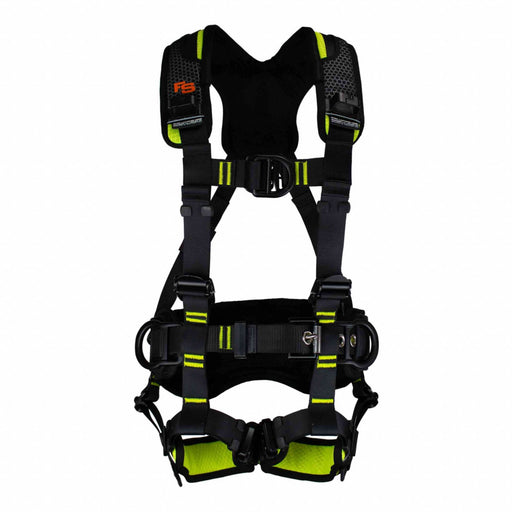 Safety Harness Aluminum 2XL Black/Green