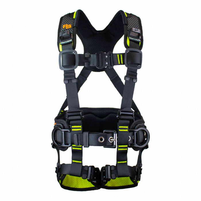 Safety Harness Aluminum 2XL Black/Green