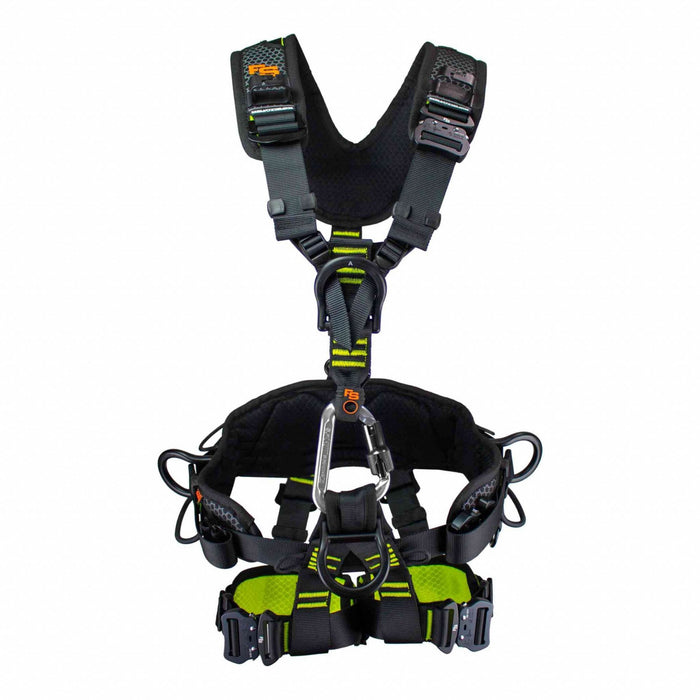 Safety Harness Aluminum S/M Black/Green