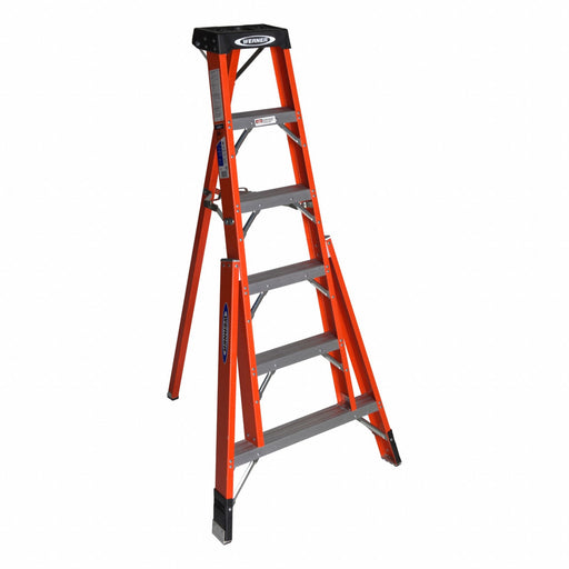 Tripod Stepladder FG 6 ft H 300 lb Cap.