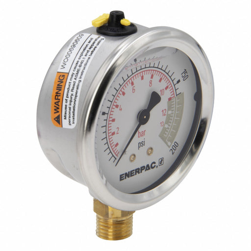 Hydraulic Cylinder Pressure Gauge Bottom