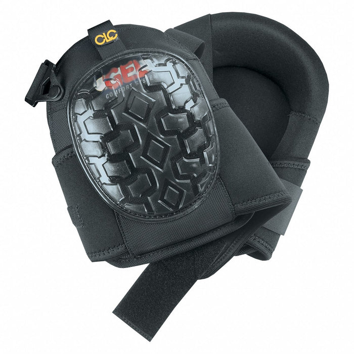 Knee Pad UNIV Clip Hook/Loop Black PR1