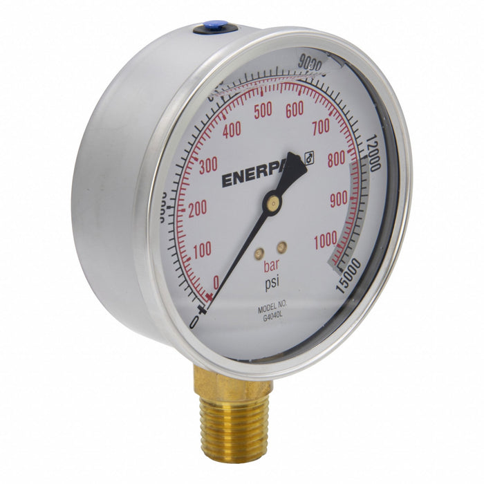Hydraulic Cylinder Pressure Gauge Bottom