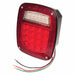 Stop/Turn/Tail Light Square Red 5-3/4 L
