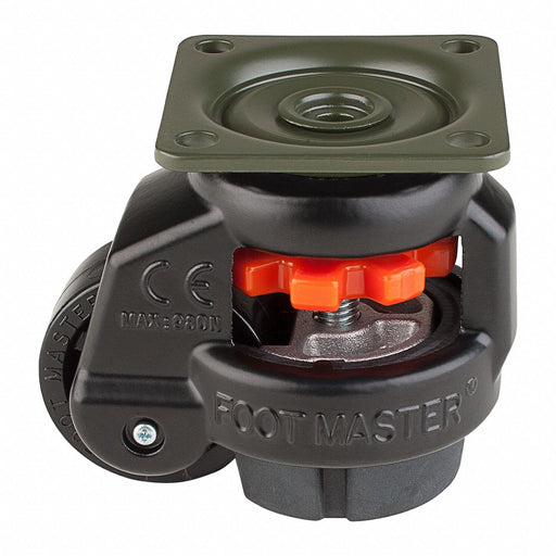 Plate Caster Nylon 71mm H