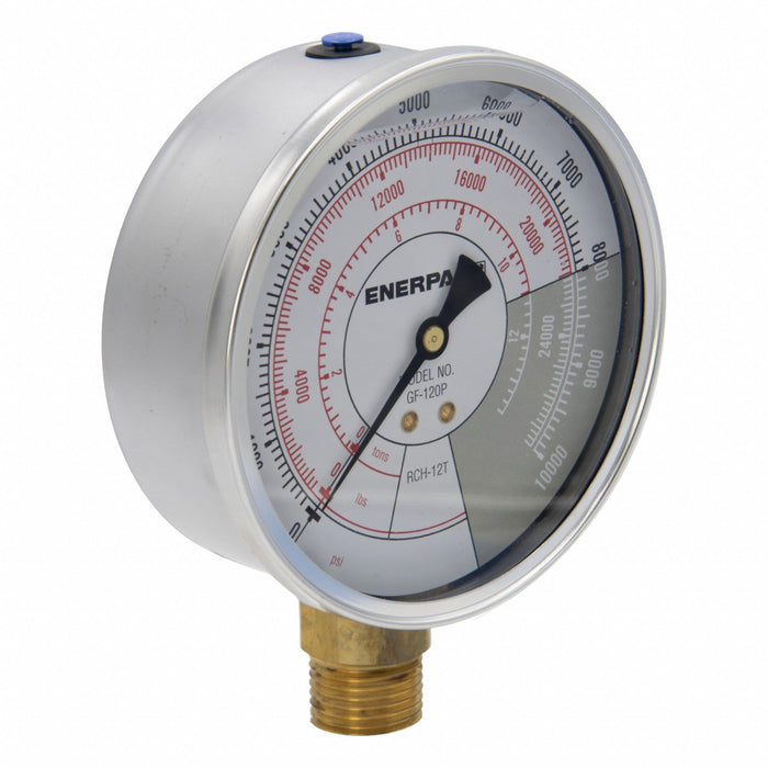 Hydraulic Cylinder Pressure Gauge Bottom