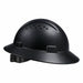 HARD HAT FULL BRIM VENTED BLACK CARBON F