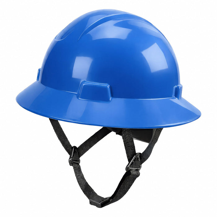HARD HAT FULL BRIM NON VENTED BLUE
