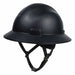 HARD HAT FULL BRIM NON VENTED BLACK CARB
