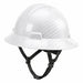 HARD HAT FULL BRIM NON VENTED WHITE CARB