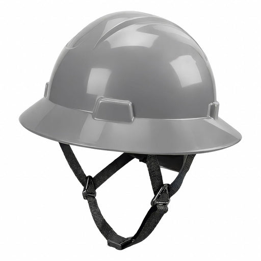 HARD HAT FULL BRIM NON VENTED GRAY