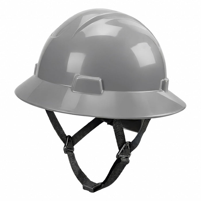 HARD HAT FULL BRIM NON VENTED GRAY