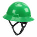 HARD HAT FULL BRIM NON VENTED GREEN