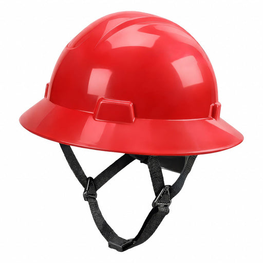 HARD HAT FULL BRIM NON VENTED RED