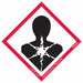 GHS Label 4 in H 4 in W Vinyl PK50