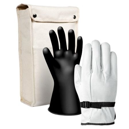 D1027 ElectricalInsulatingGloveKit Sz11 Blk PR