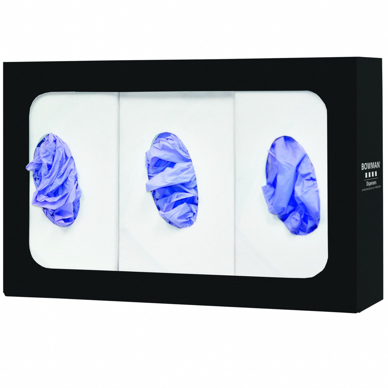 GloveDispenser Black WallMount Steel