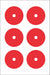 Gauge Marking Labels 3 Dia Red PK6