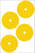 Gauge Marking Labels 4 Dia Yellow PK4