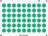 Gauge Marking Labels 1 Dia Green PK54