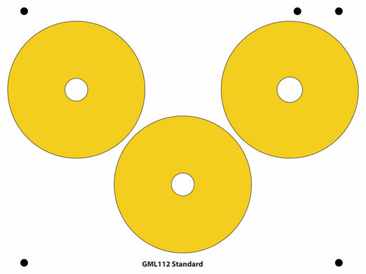 Gauge Marking Labels 4 1/2 Dia Ylw PK3