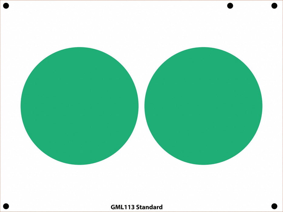 Gauge Marking Labels 5 Dia Green PK2
